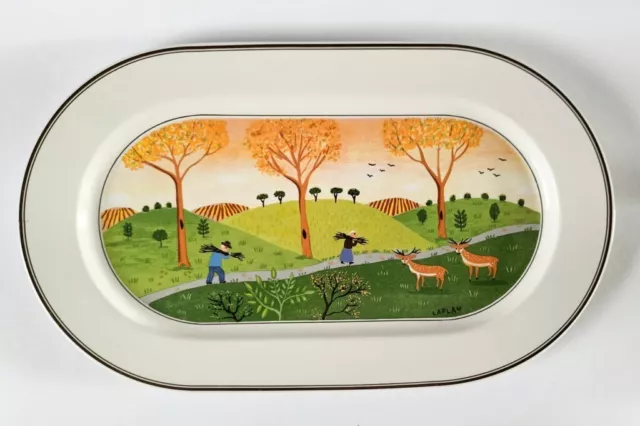 Villeroy and Boch Design Naif Laplau Plate / Platter - Gathering Twigs