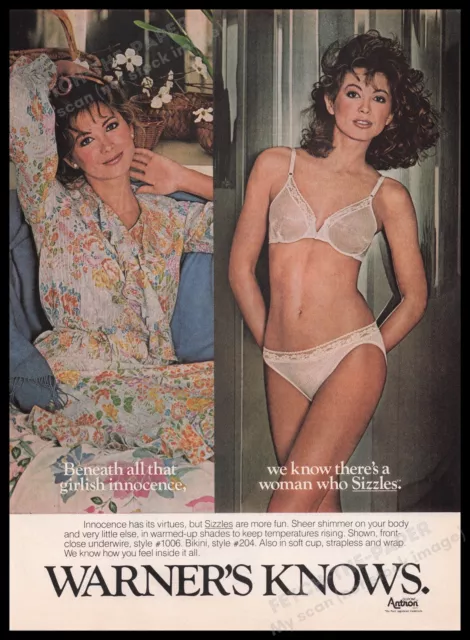 OLGA LINGERIE BRA Panty 1980s Print Advertisement Ad 1980 Bodysilk