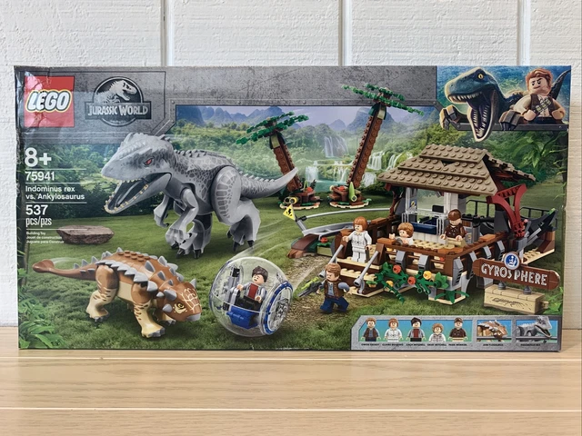 LEGO 75941 JURASSIC World Indominus Rex vs. Ankylosaurus 537pcs NEW ...