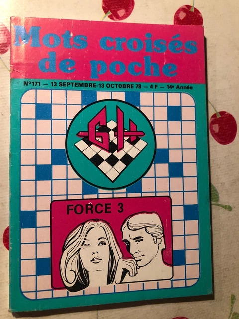 revue mots croises  poche   force 3  n° 171   non fait de 1978