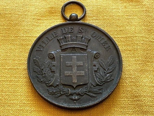 Medaille Souvenir Wettbewerb Lille Harmonie D'Orpheon Und
