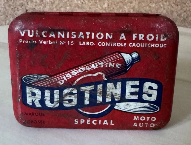 Ancienne Boîte De Rustine REMA Tip Top Vintage – Déco Garage Vélo Ou Atelier