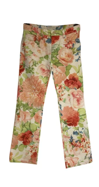 Pantaloni Floreali Roberto Cavalli