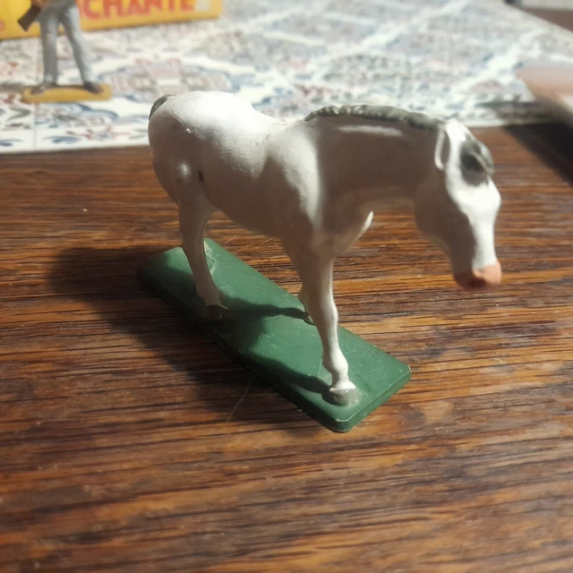 Lot De 2 Figurines Chevaux/âne Starlux - Occasion - Pour Collection Ou Jouet