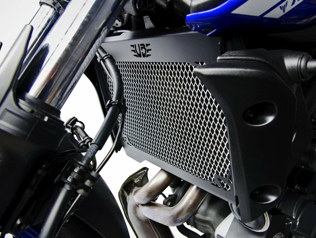 Grille De Protection Radiateur Pour Yamaha MT-07 (2013-2024) - Aluminium, Design Aéré, Protection Contre Les Cailloux - 12