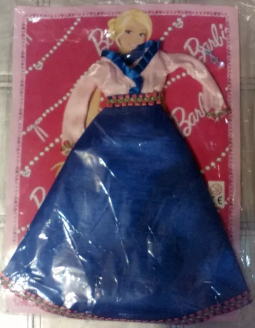 Vestito Barbie  Mattel  Anno 2012 Da Collezione -Nuovo