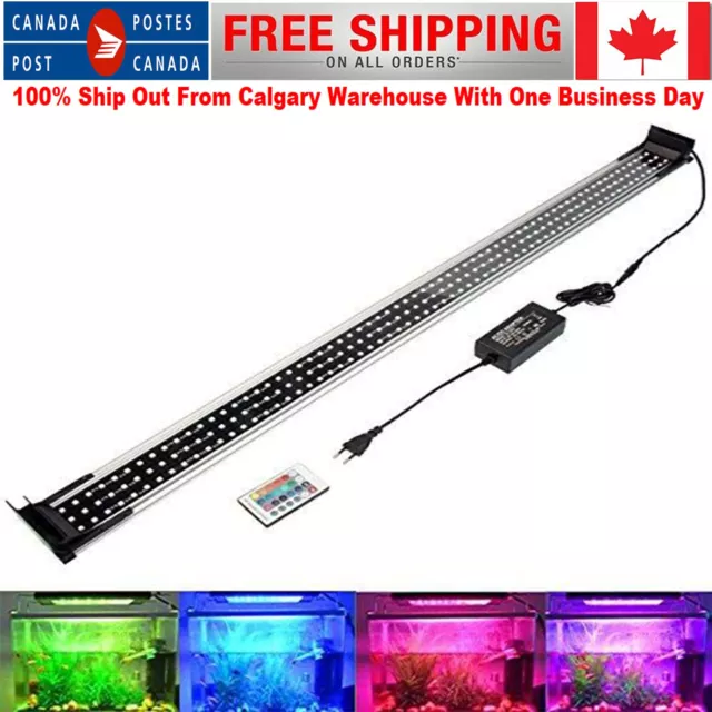 LED Aquarium Light, Fish Tank Light with Switch Line Lamp for Freshwater Saltwat