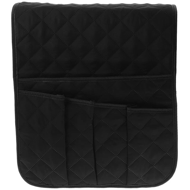 Sofá funda de almacenamiento soporte móvil sillón mando a distancia Black poliéster