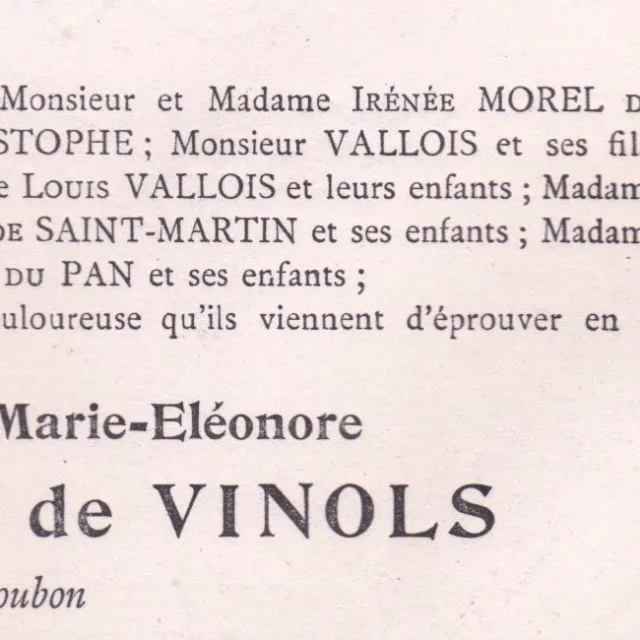 François Marie Eléonore De Vinols De Montfleury Paris 1913 Maire Coubon Le Puy
