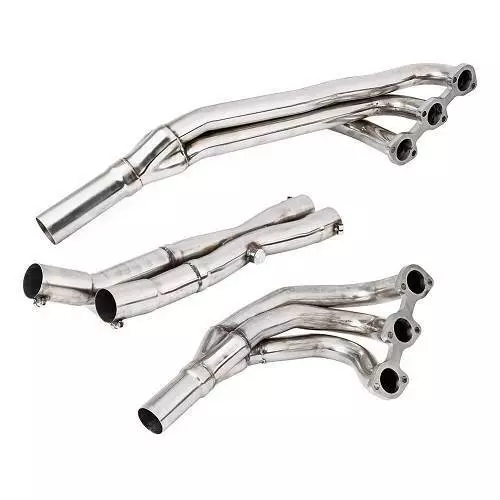 Collecteur d'échappement Inox sport 6 en 2 pour BMW Série 3 E30 6 cylindres -...