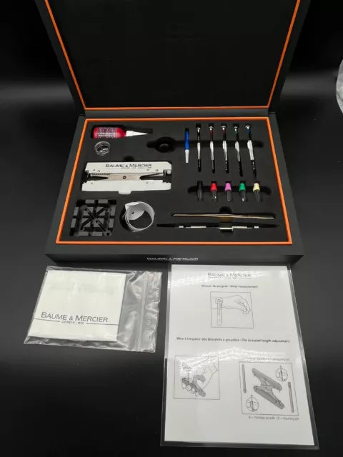 #1171 Original Baume Mercier Bracelet Service Set Uhrmacher Kit Werkzeug Tool