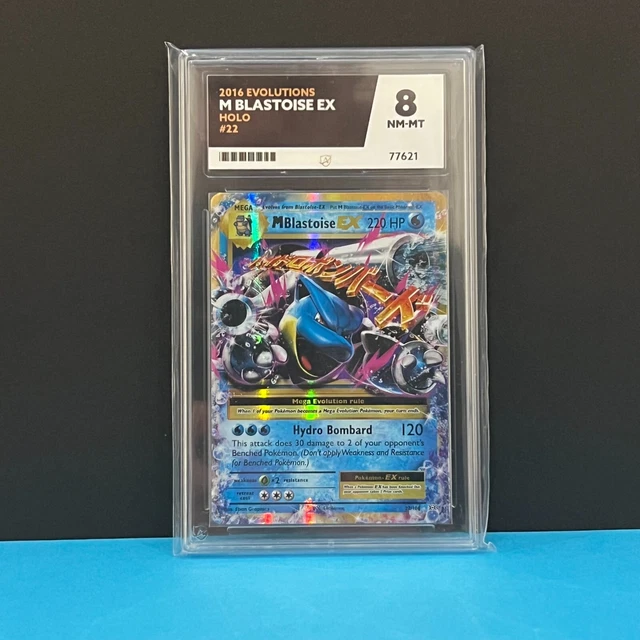 ACE 8 2016 M Blastoise EX Pokemon Card XY Evolutions 22/108 Near Mint