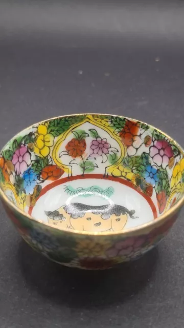 China Cloisonne Schüssel  Schale Deko Ornamente Handarbeit 063006 5*2,5cm
