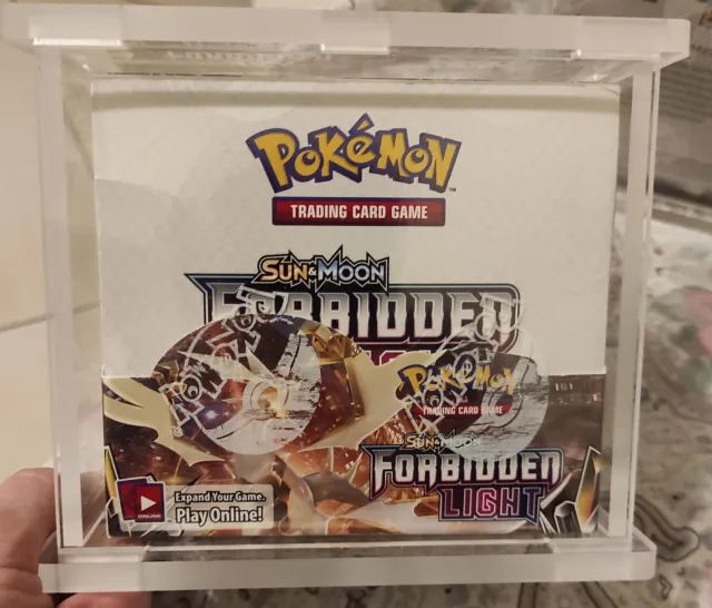 Pokemon Sun & Moon Forbidden Light Booster Box Sealed Con Case Lingua Inglese