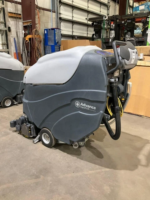 Unused 2021 Nilfisk Advance Walk Behind Sweeper Model Aquaplus Axp