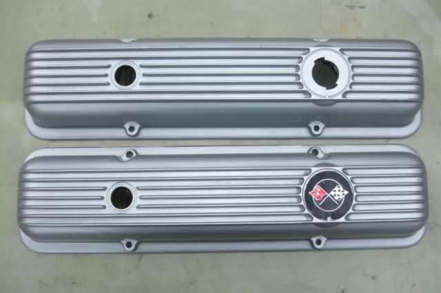 CORVETTE ~ LT-1 ~ Z28 Small Block Chevy 265-400 Aluminum Valve Covers GM