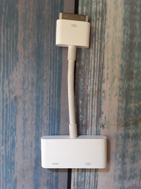 Apple MD098ZM/A 30 Pin Digital AV Adapter - White