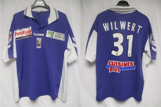 MAILLOT GOAL PORTÉ n°1 COUPE LIGUE DE BOURGOGNE FOOTBALL bleu UMBRO shirt XL EUR 19,90 - FR