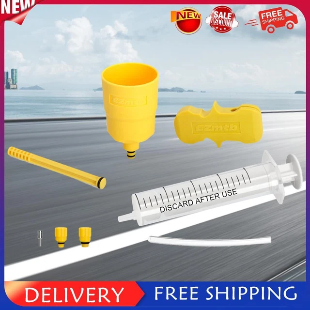 Bicycle Brake Oil Bleed Kit Portable Funnel Oil Stopper for SHIMANO