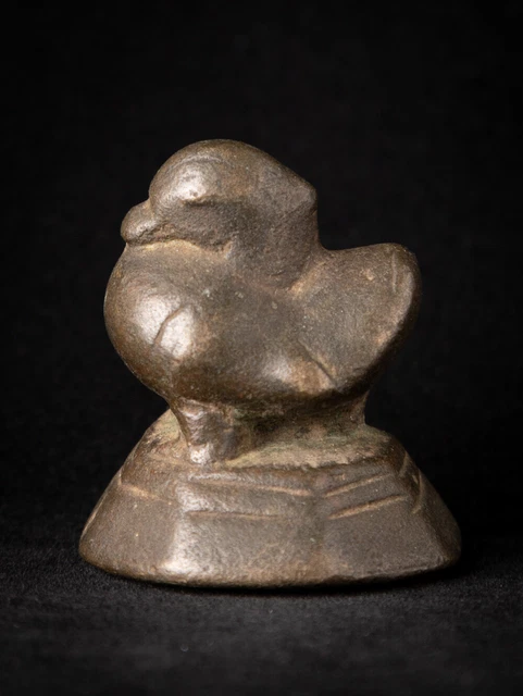 Antique bronzen Opium Weight from Burma, 19th century