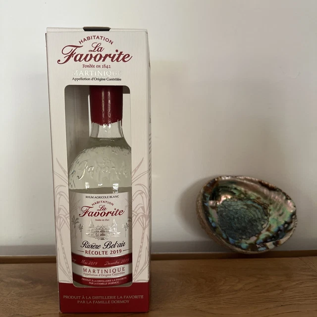 Rhum Agricole La Favorite Blanc Rivière Bel Air 2019 - 53% Vol - Neuf En Boîte