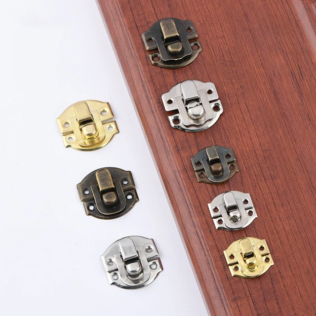 Lot De 2 Loquets à Bascule Moraillon Métal Chromé - Serrure Pour Flight Case, Boîte à Outils, Armoire