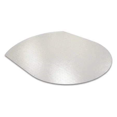 Floortex Fc121001009r Chair Mat 38"X39", Nonagon Shape, Clear, For Hard Floor