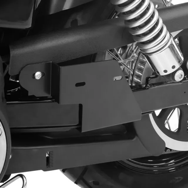 Set: Set de sacoches rigides laterales compatible avec Harley Davidson Dyna  08-17 Craftride avec supports