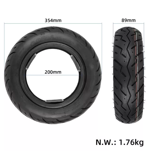 Tubeless Tyre For Mobility Scooter Replacement Rubber Trolley Wheelchair