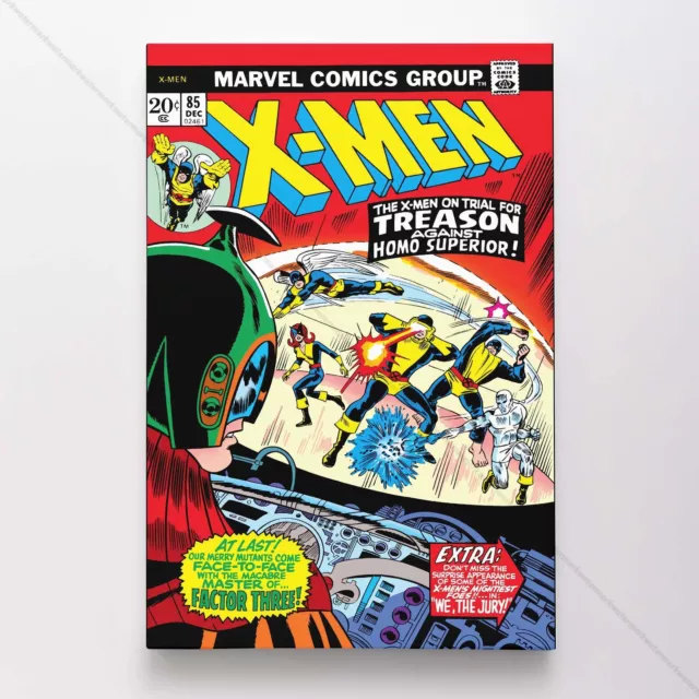 Uncanny X-Men Poster Canvas Vol 1 #85 Xmen Marvel Comic Book Art Print