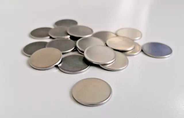 25x Coin Token Blanks UK Mint Unused
