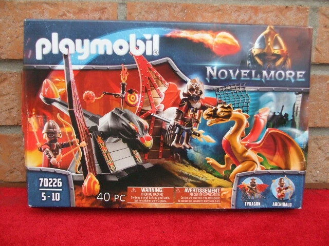 Boite Playmobil Novelmore 70226 "Entrainement des dragons" 40 pièces, dès 5 ans