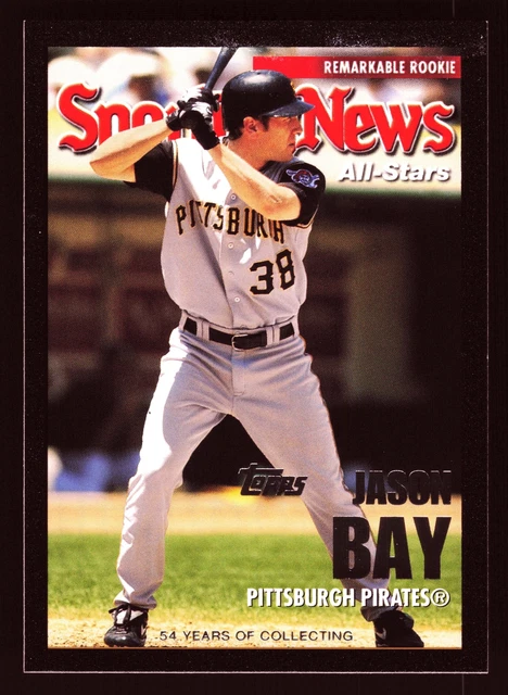 JASON BAY PITTSBURGH Pirates 2005 Topps Black #729 Ser. #d /54 EUR 11 ...