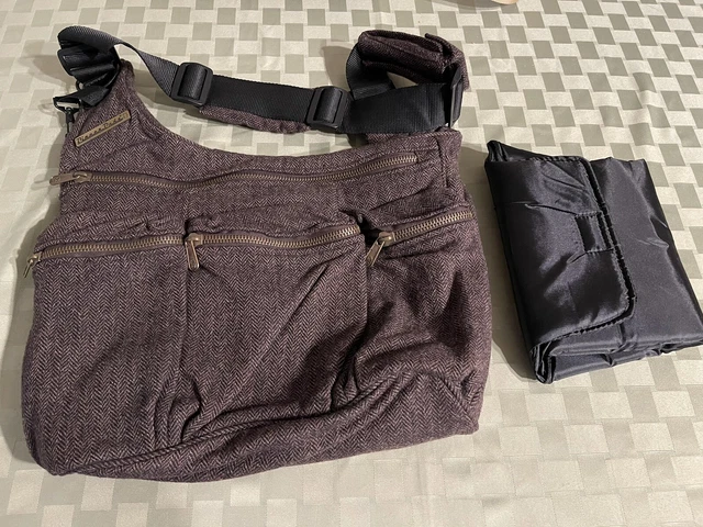 Diaper Dude Diaper Bag for Dads Compartmentalized Dark Brown