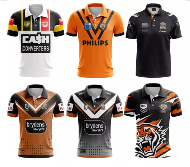 Adult Training polo West Tigers NRL Top Jersey Mens Rugby shirt