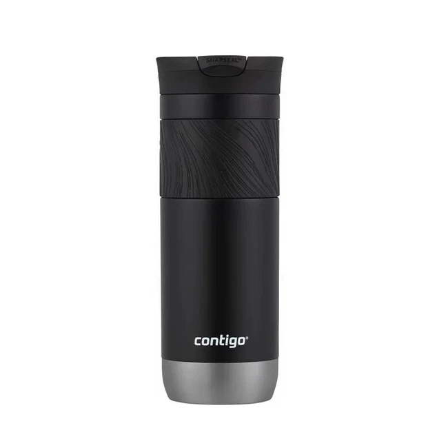 Contigo Byron 2.0 Stainless Steel Travel Mug SNAPSEAL Lid in Black Licorice 20oz