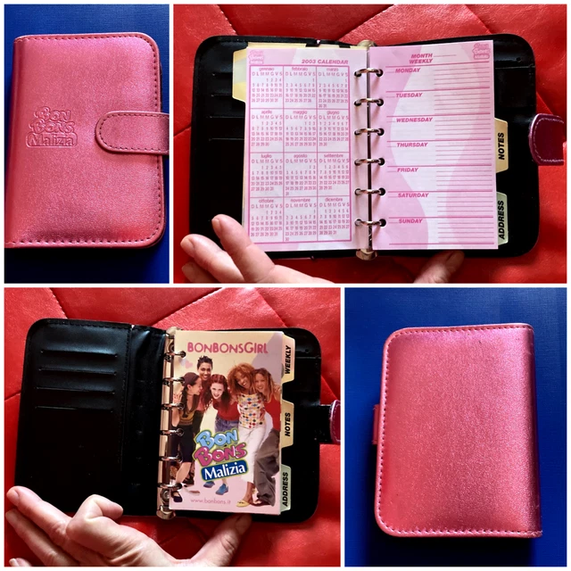 Organizer Terminplanner Zeitplaner Ringbuch agenda diary note A7 Bombons Malizia