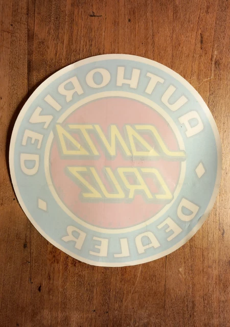 Stickers Vintage Santa Cruz - Autocollant de logo de guichet de concessionnaire