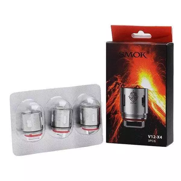 SMOK V12 Prince M4 | T6 | T10 | T12 | Q4 | X4 | X6 Coils (pack of 3) | Clearance 3