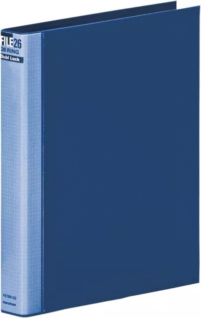 Maruman Loose Leaf Binder B5 Dab Lock 26 Hole Blue F678R-02