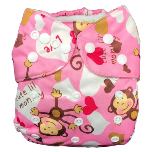 IXYVIA Baby Cloth Diapers Resizable Adjustable Washable Pocket Nappies #10