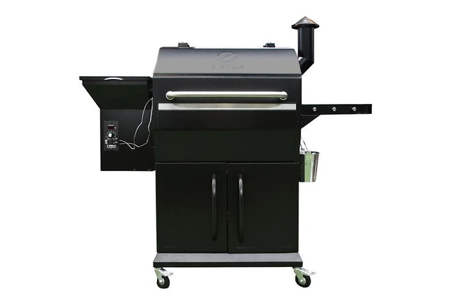 Z-GRILLS Pelletgrill 1000 Contest - All Black - Smoker Pellets Grill Räucherofen