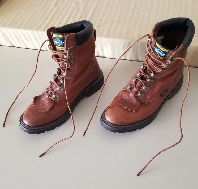 ARIAT HERITAGE LACER Style 37820 Leather Boots Men Sz 7D. [E3 37] £40. ...