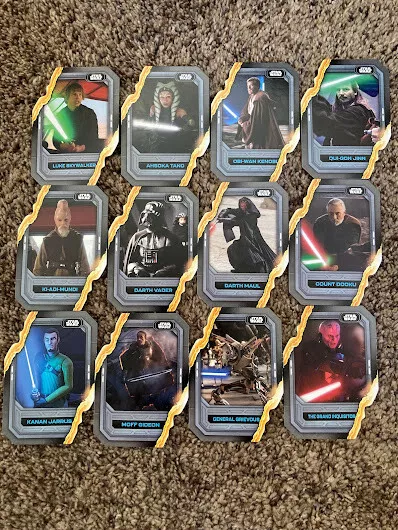 2023 Topps Star Wars Flagship Sable Stylings Inserto Completo Su Tarjeta Juego