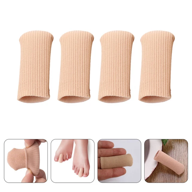 4 Pcs Anti Wear Toe Covers Finger Sleeves Protective Sneaker Head Miss Corn