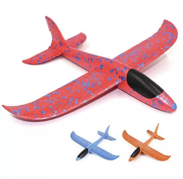 Falaquer 12 Pièces Avions en Polystyrène Expansé, Planeurs Polystyrène, Voler Planeur Avions Jouets, Avion Polystyrene Jouet Planeur Enfant Jeux pour