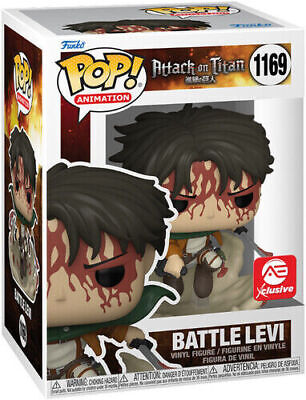 FUNKO POP! ATTACK On Titan Battle Levi (Bloody) Figure (AE 
