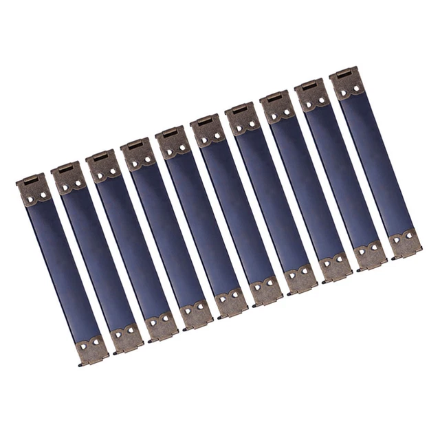 10 PIEZAS Metal Interno Flexible Marco Cierre de Beso 12 cm Bolso de Mano Bisagras Clip de Resorte Gancho