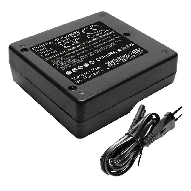 Cargador de batería doble para Topcon Pentax DA020F BC-L2A BDC-58 BDC-70 DL30 EuroPlug