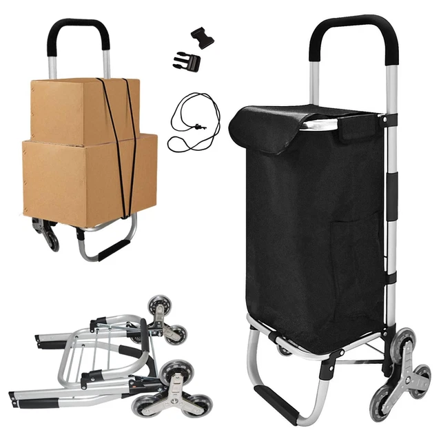Trolley spesa con ruote grigio / argento | Leroy Merlin